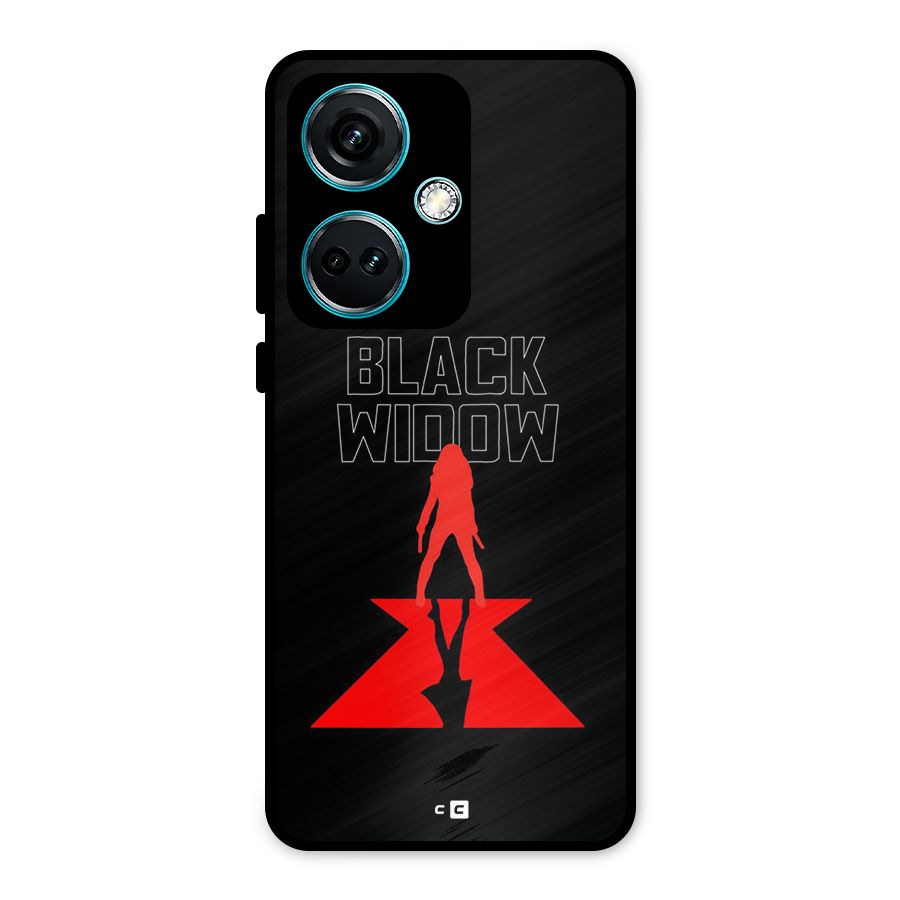 Black Widow Metal Back Case for OnePlus Nord CE 3 5G