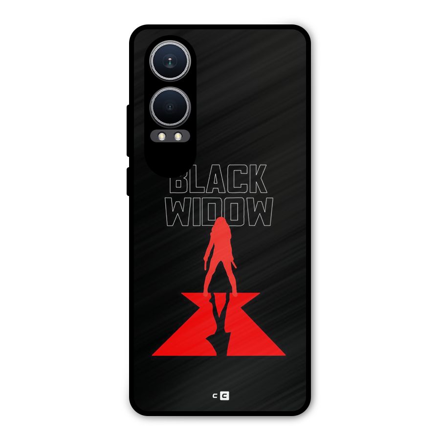 Black Widow Metal Back Case for OnePlus Nord CE4 Lite