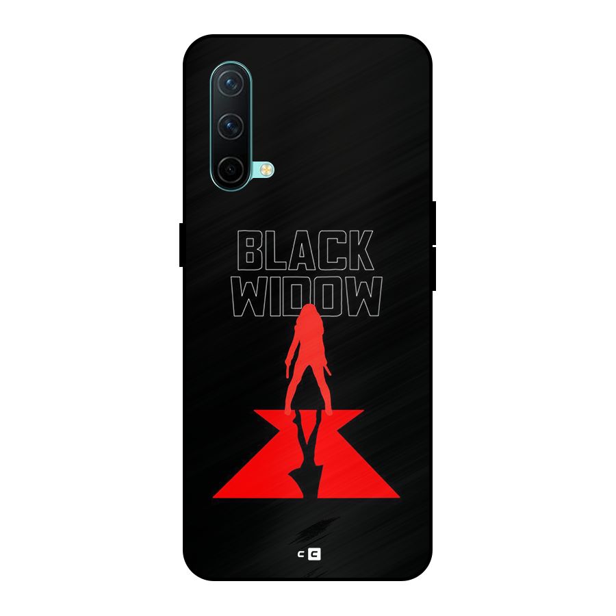 Black Widow Metal Back Case for OnePlus Nord CE 5G