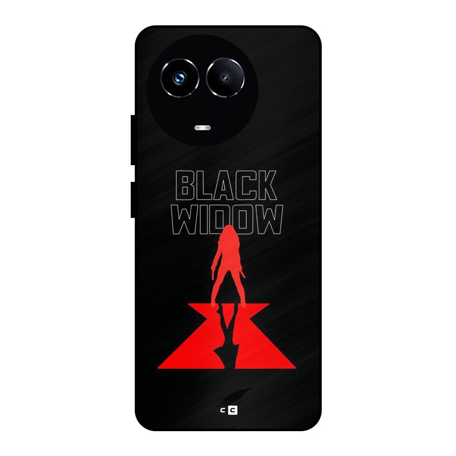 Black Widow Metal Back Case for Realme 11X