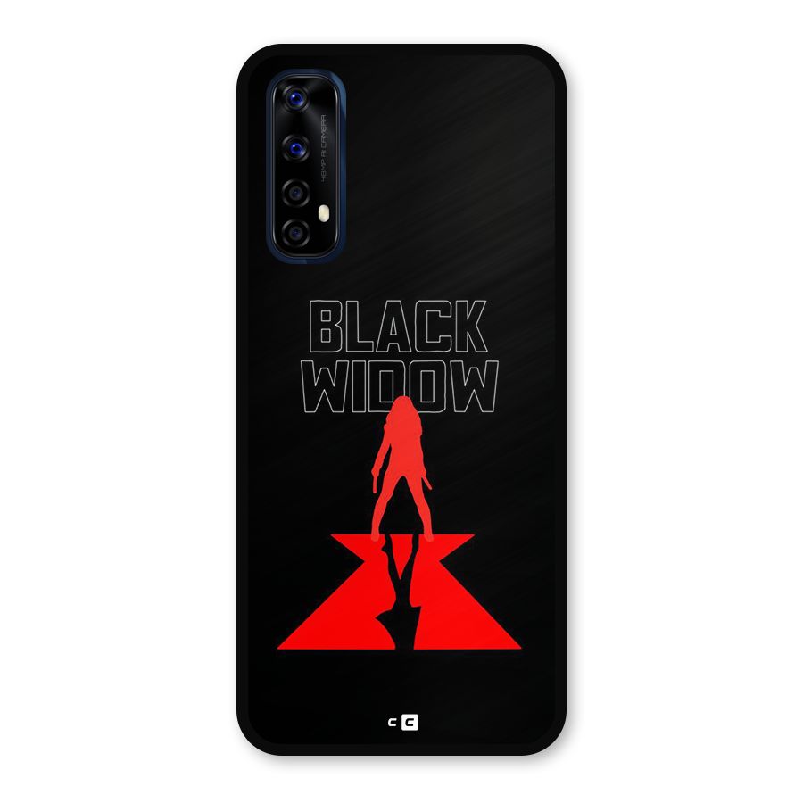 Black Widow Metal Back Case for Realme 7