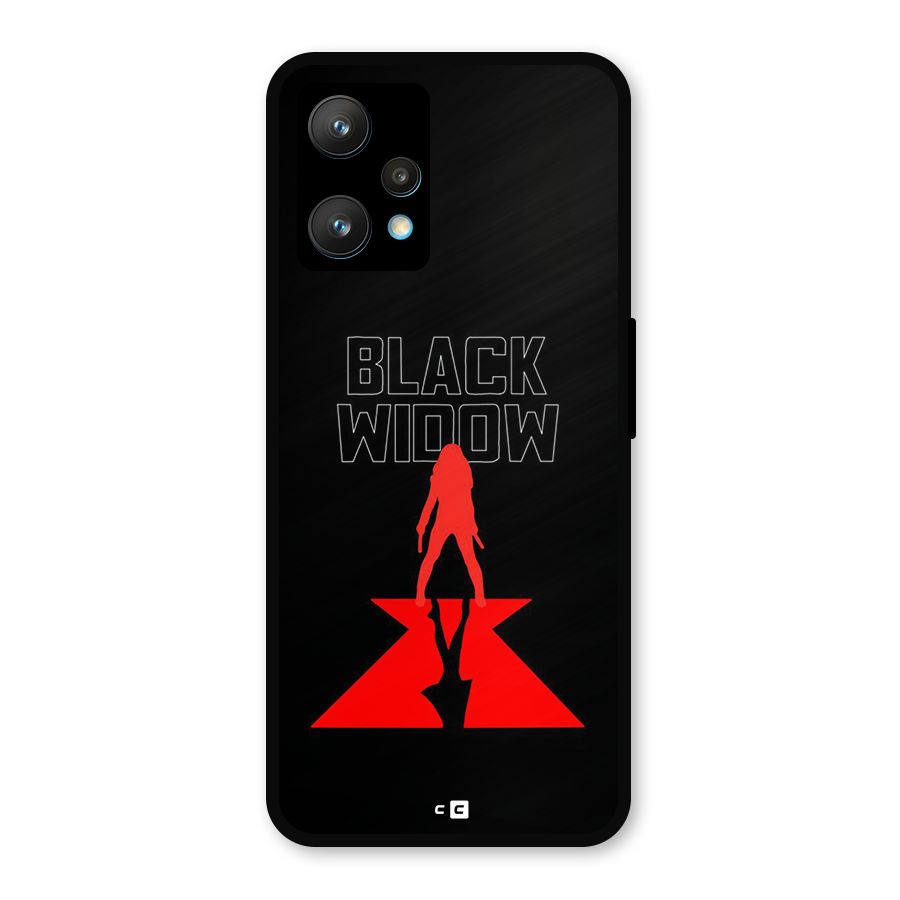 Black Widow Metal Back Case for Realme 9 Pro Plus 5G
