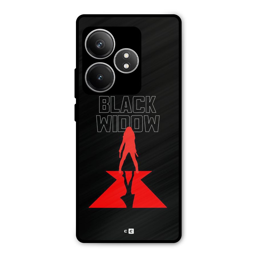 Black Widow Metal Back Case for Realme GT 6T