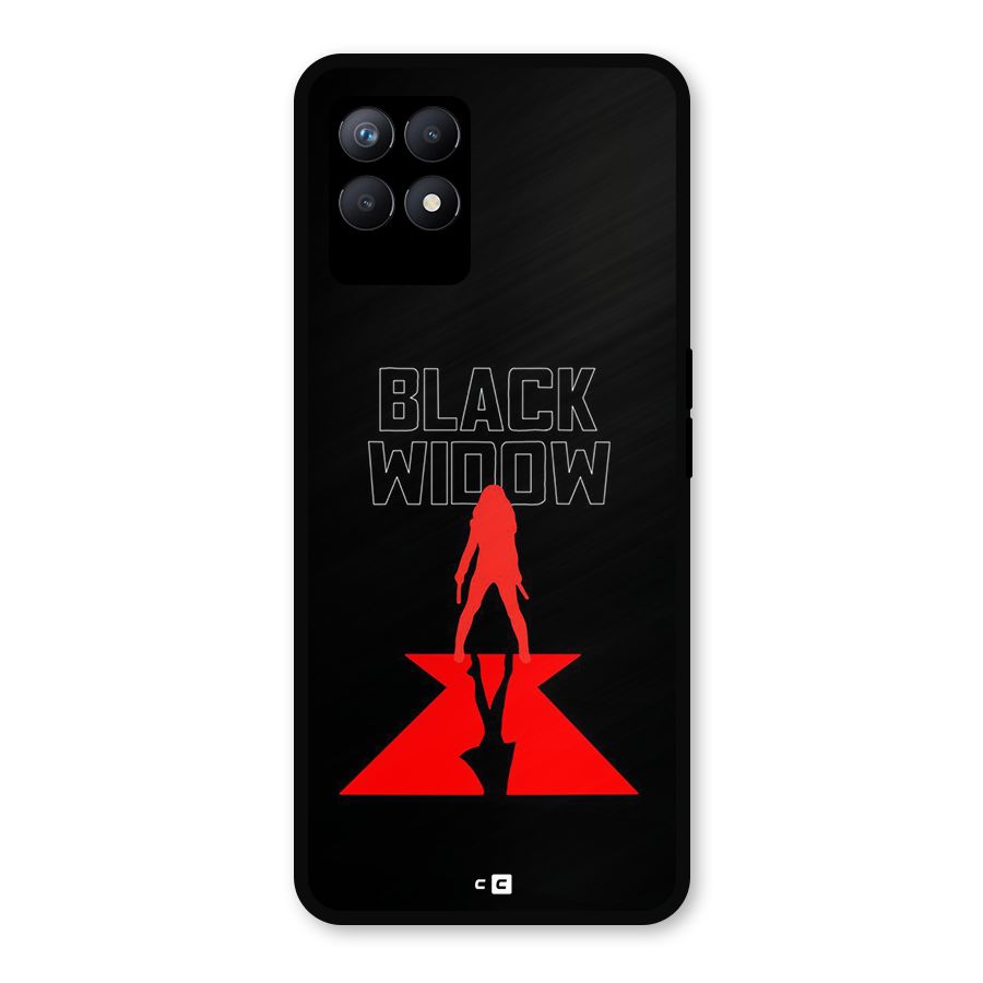 Black Widow Metal Back Case for Realme Narzo 50