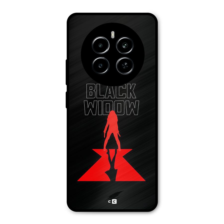 Black Widow Metal Back Case for Realme P1