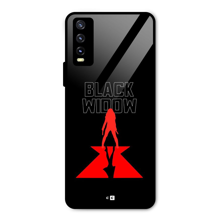 Black Widow Metal Back Case for Vivo Y20