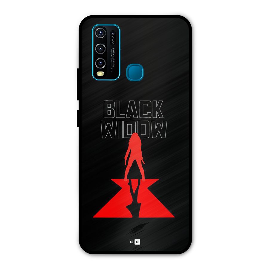 Black Widow Metal Back Case for Vivo Y50
