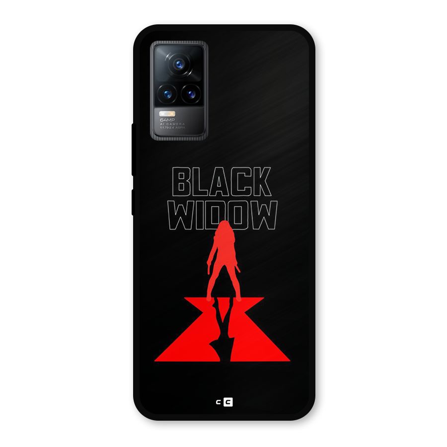 Black Widow Metal Back Case for Vivo Y73