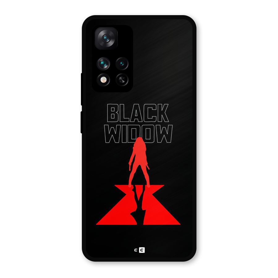 Black Widow Metal Back Case for Xiaomi 11i 5G
