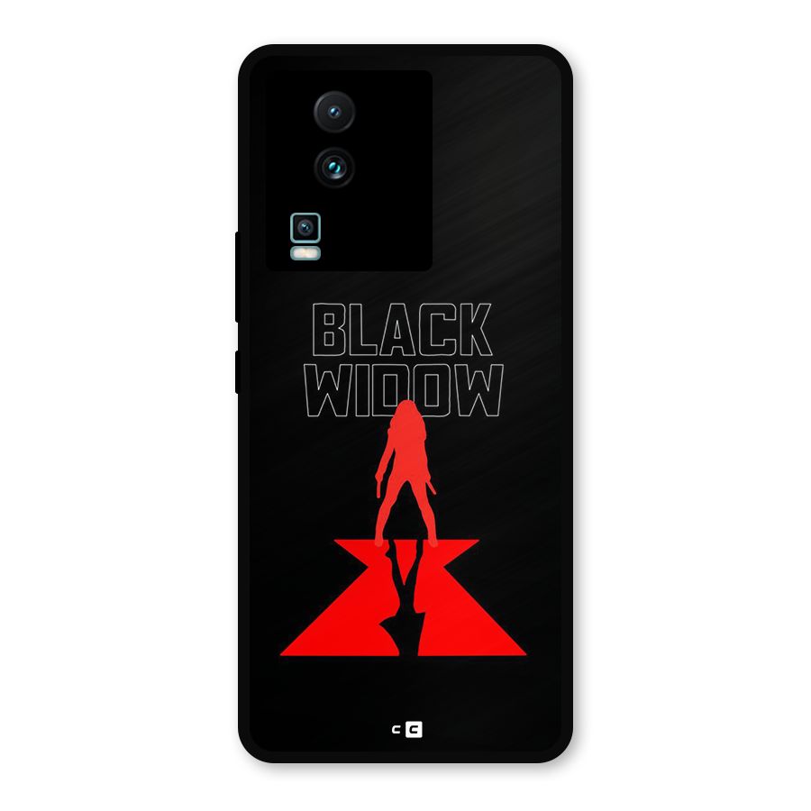Black Widow Metal Back Case for iQOO Neo 7