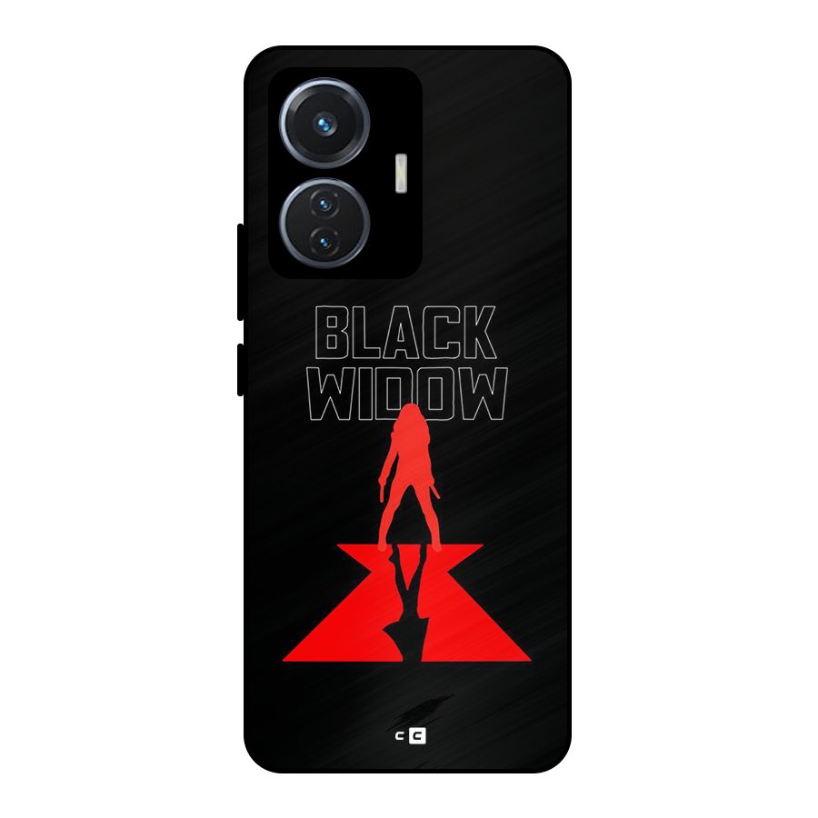 Black Widow Metal Back Case for iQOO Z6 44W