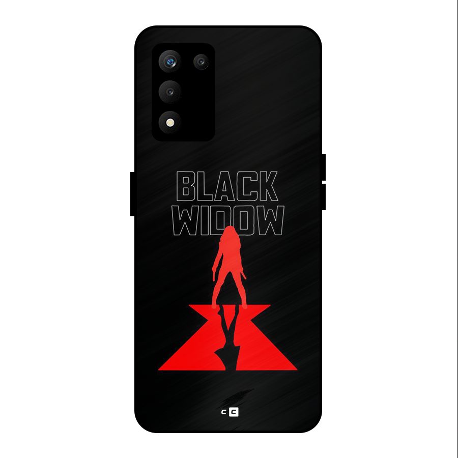 Black Widow Metal Back Case for realme 9 5G SE