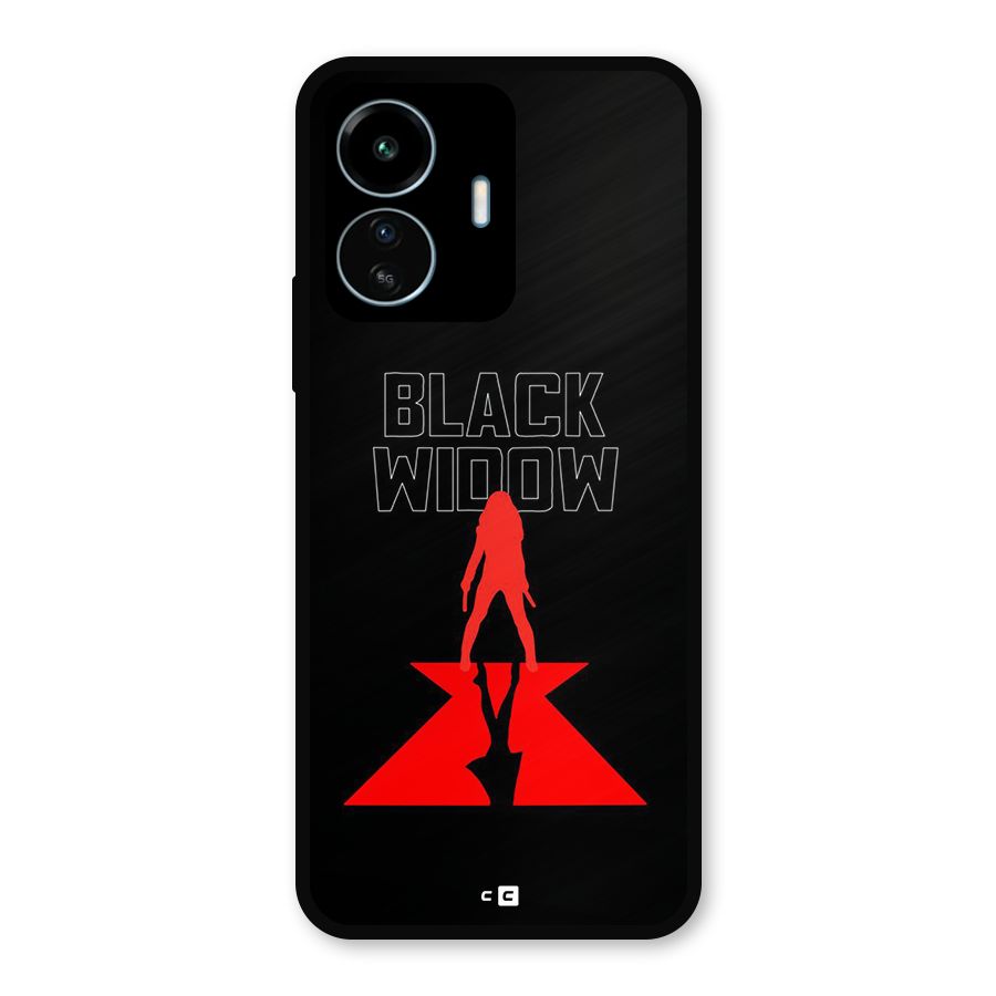Black Widow Metal Back Case for vivo iQOO Z6 Lite 5G