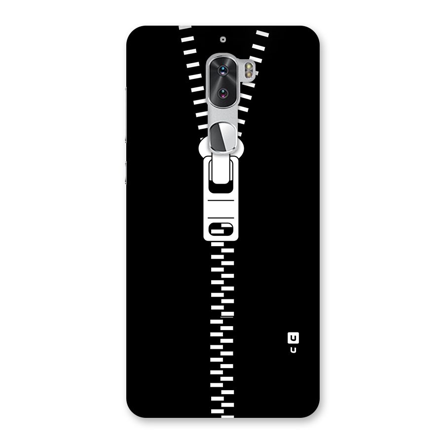 Black Zipper Back Case for Coolpad Cool 1