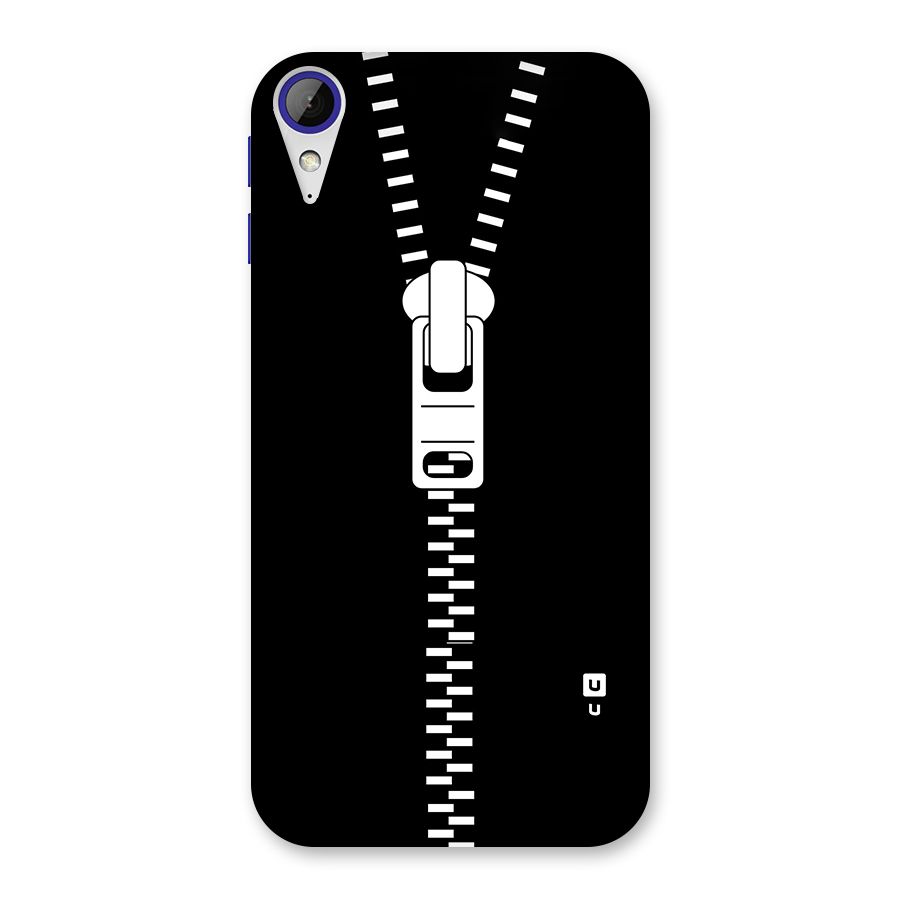 Black Zipper Back Case for Desire 830