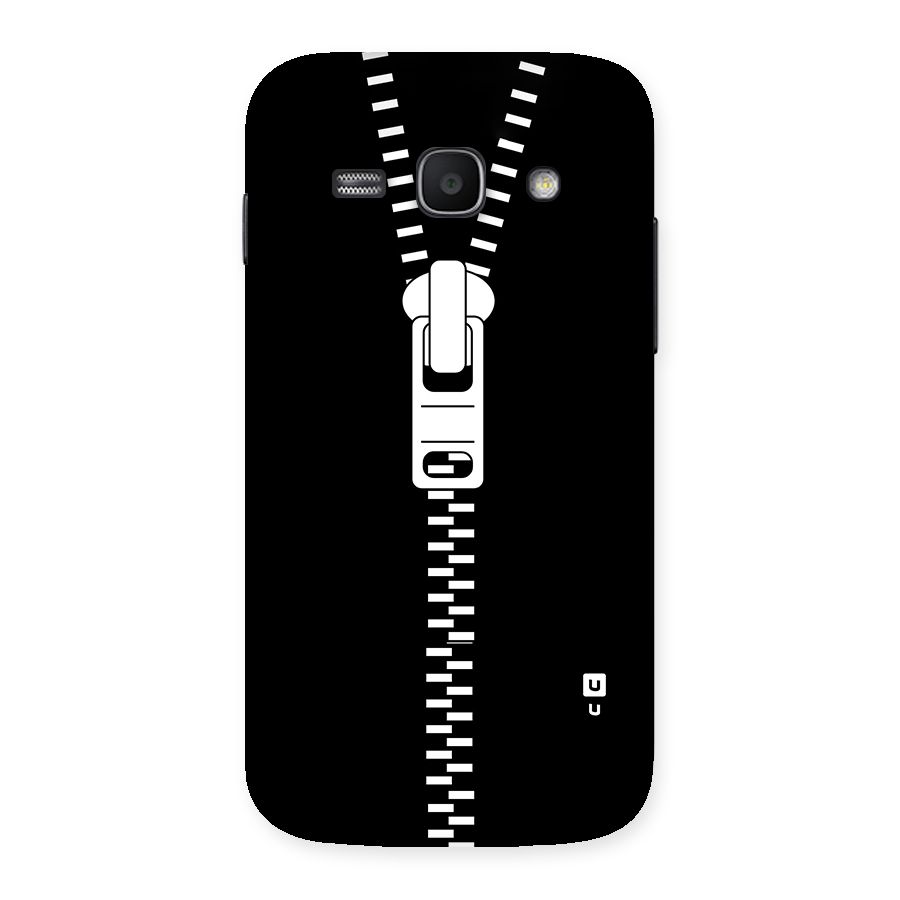 Black Zipper Back Case for Galaxy Ace 3