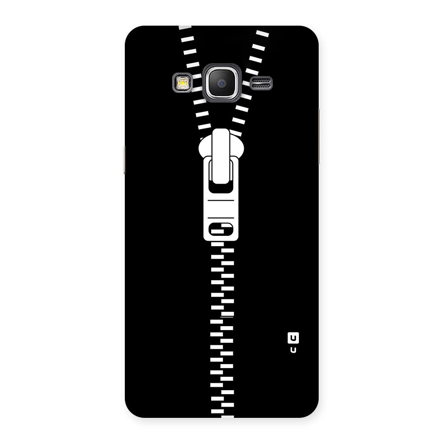 Black Zipper Back Case for Galaxy Grand Prime