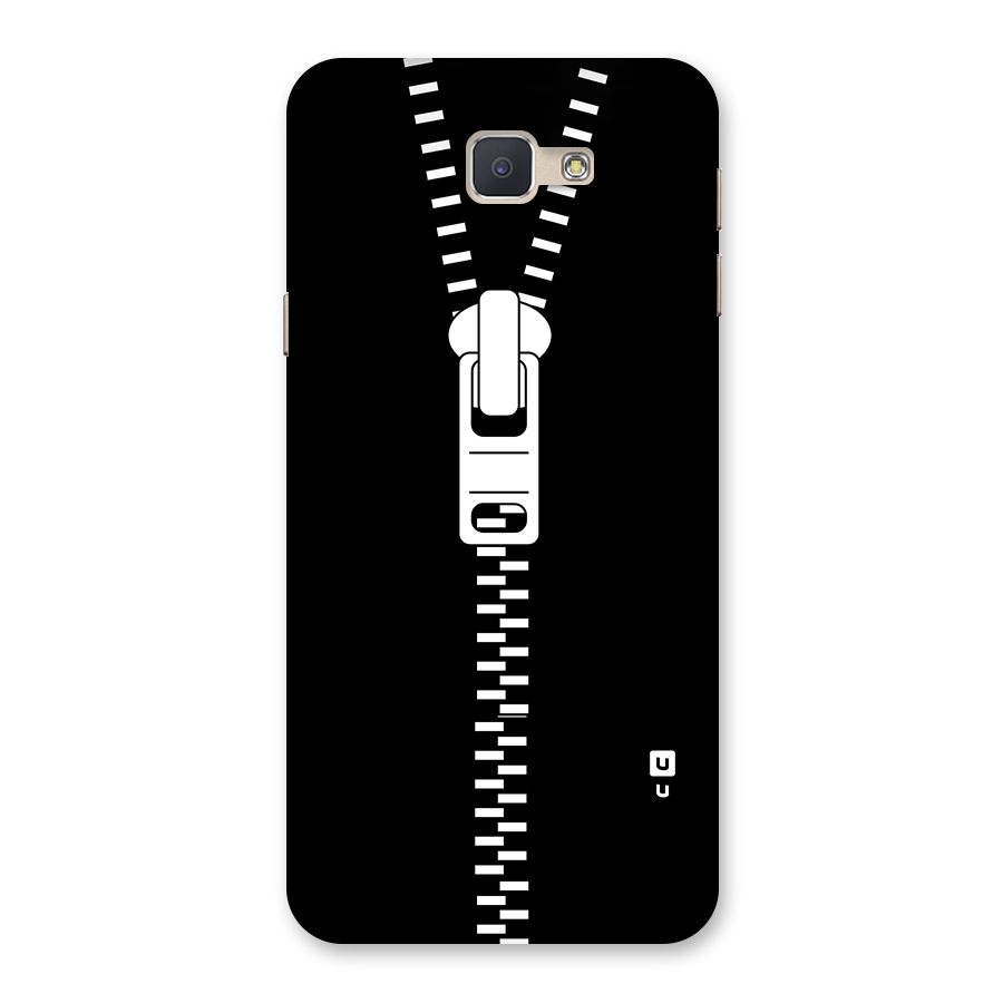 Black Zipper Back Case for Galaxy J5 Prime