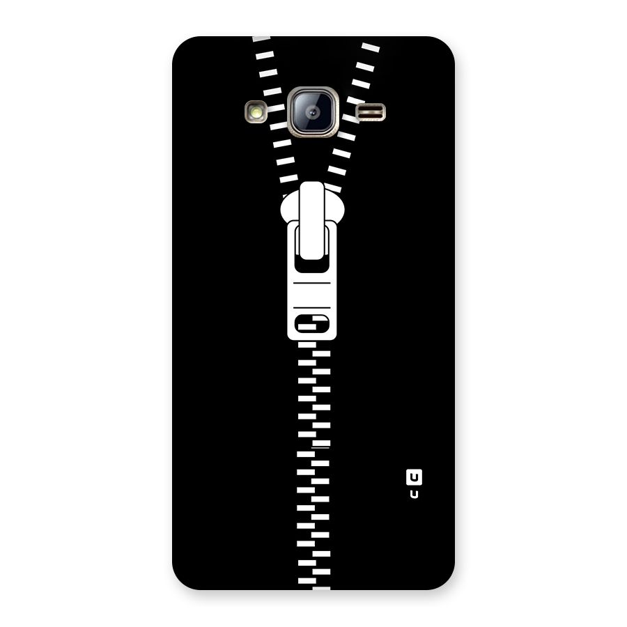 Black Zipper Back Case for Galaxy On5