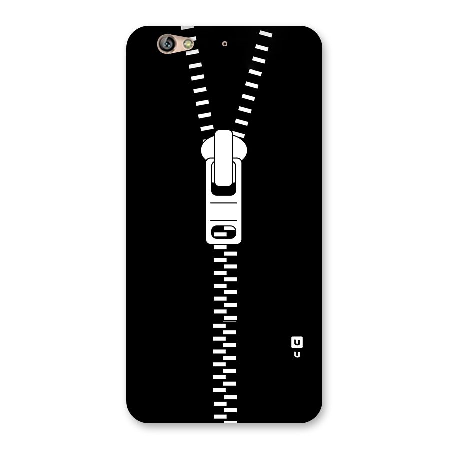 Black Zipper Back Case for Gionee S6