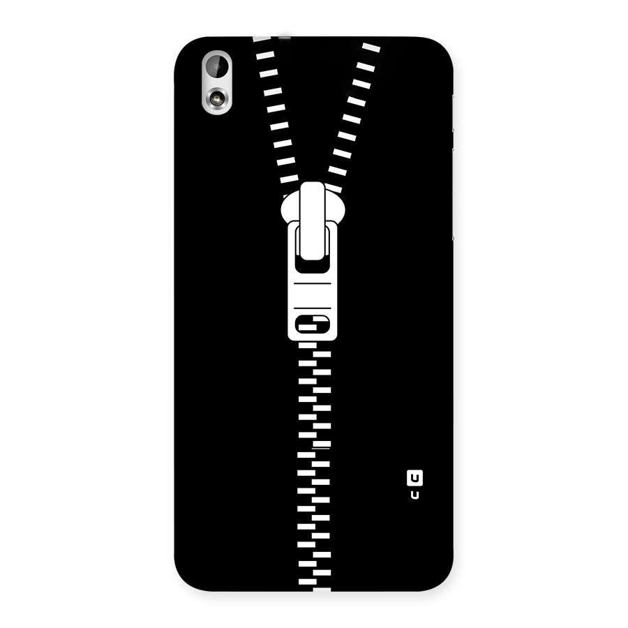Black Zipper Back Case for HTC Desire 816g