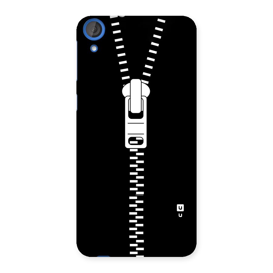 Black Zipper Back Case for HTC Desire 820