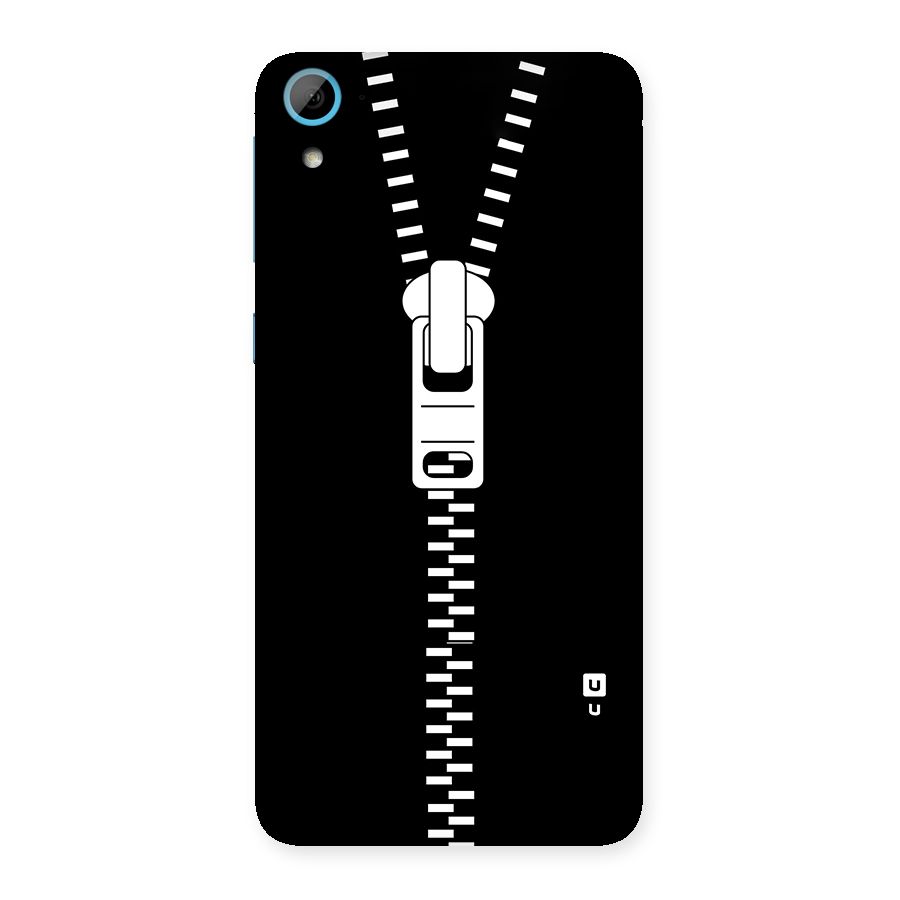 Black Zipper Back Case for HTC Desire 826