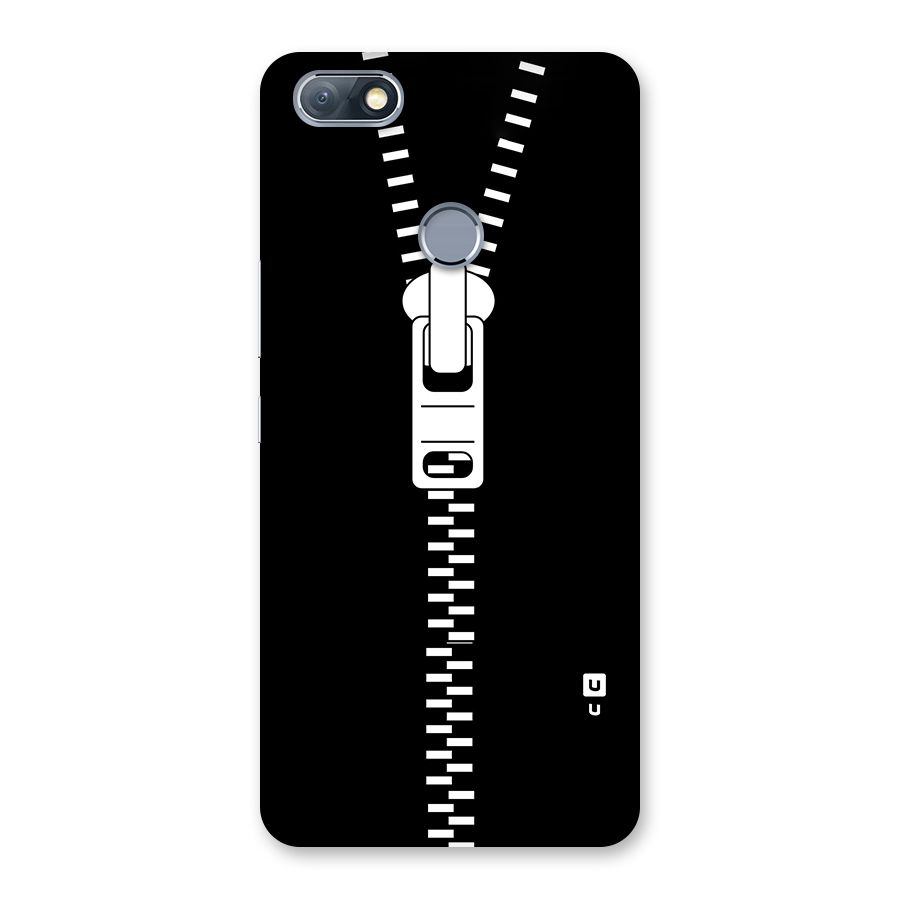 Black Zipper Back Case for Infinix Note 5