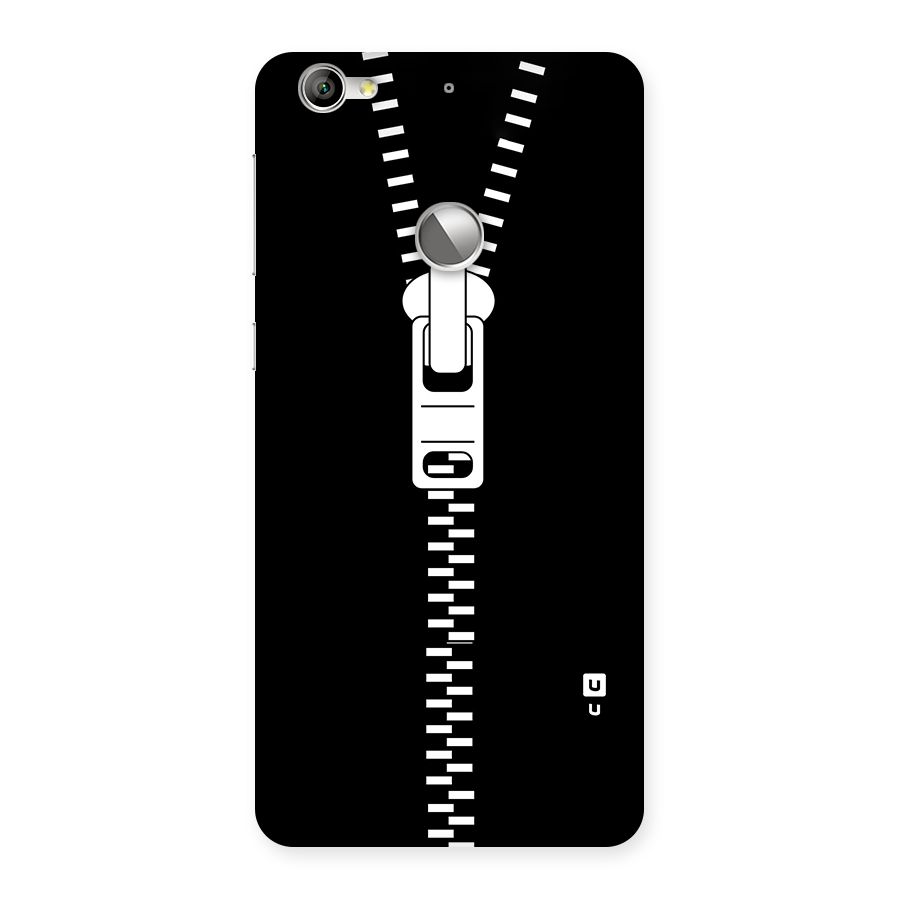 Black Zipper Back Case for LeTV Le 1s