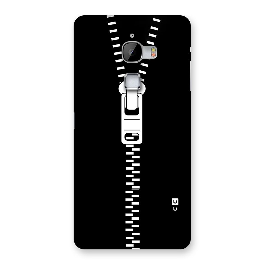 Black Zipper Back Case for LeTv Le Max
