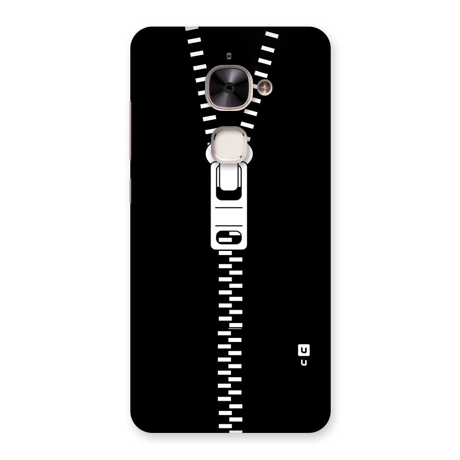 Black Zipper Back Case for Le 2