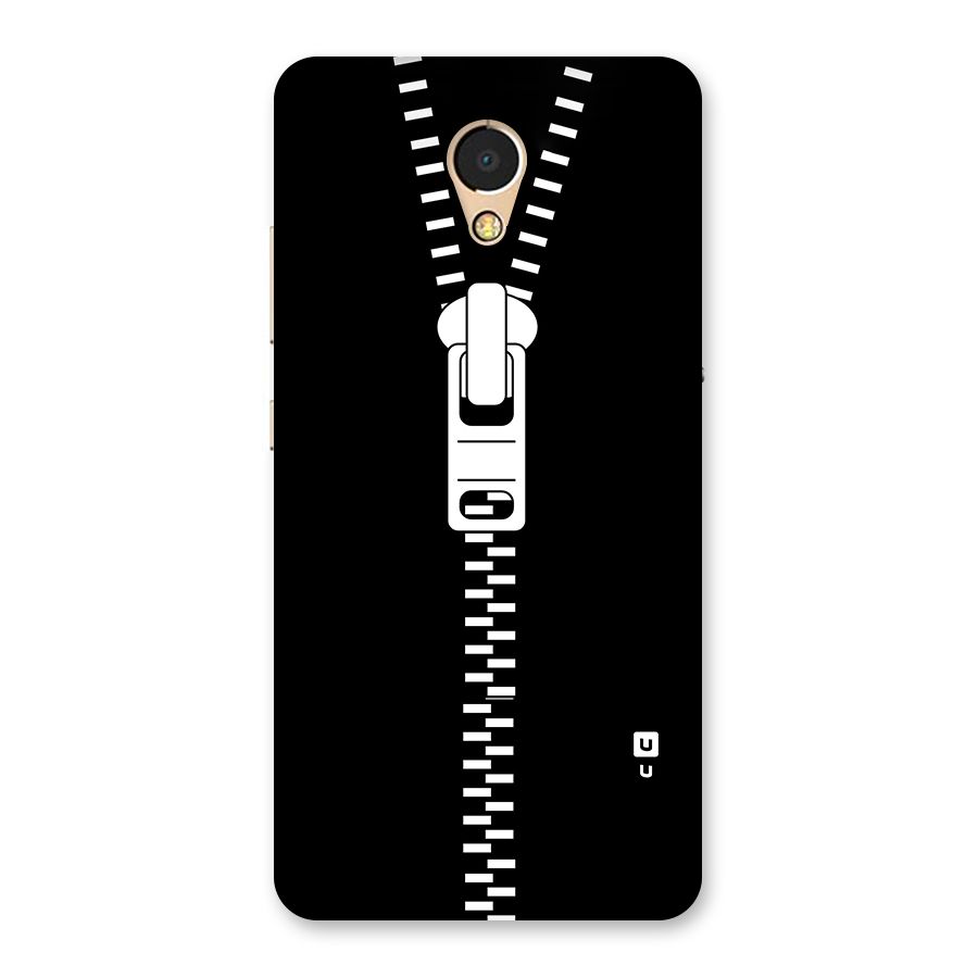 Black Zipper Back Case for Lenovo P2