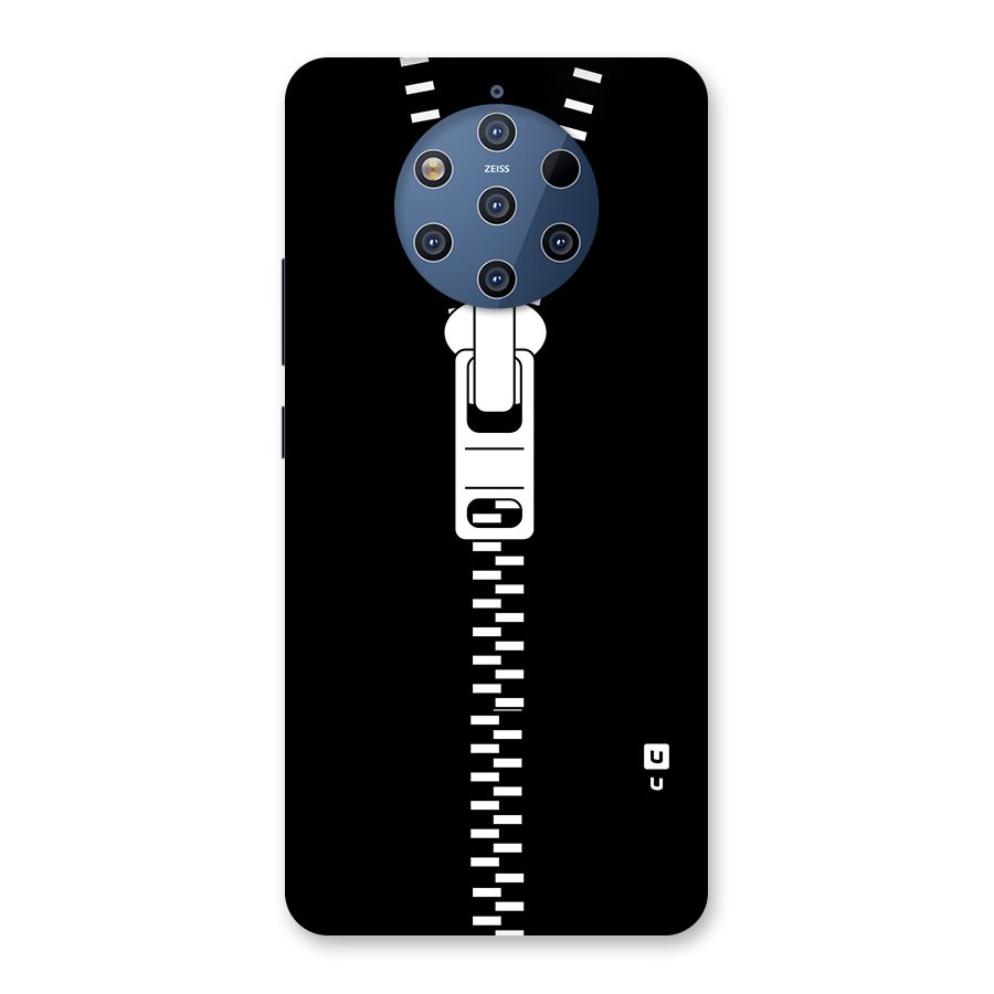 Black Zipper Back Case for Nokia 9 PureView