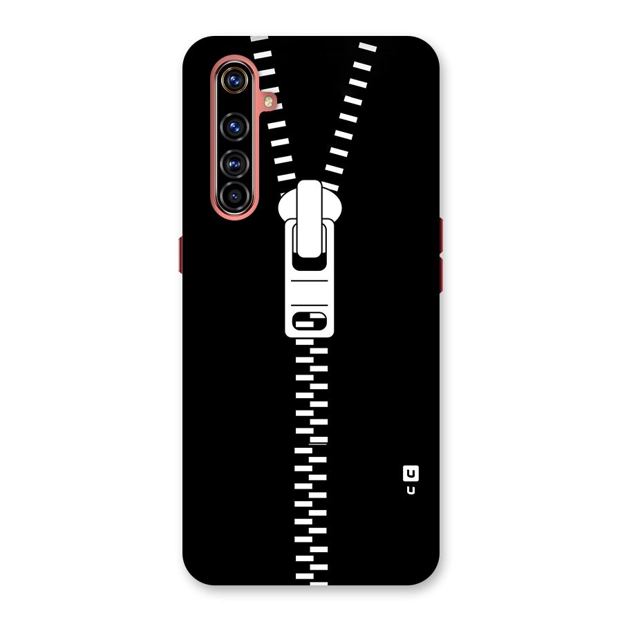 Black Zipper Back Case for Realme X50 Pro