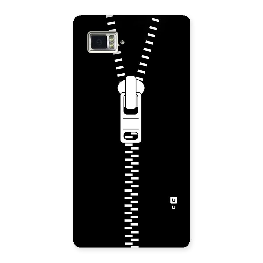 Black Zipper Back Case for Vibe Z2 Pro K920