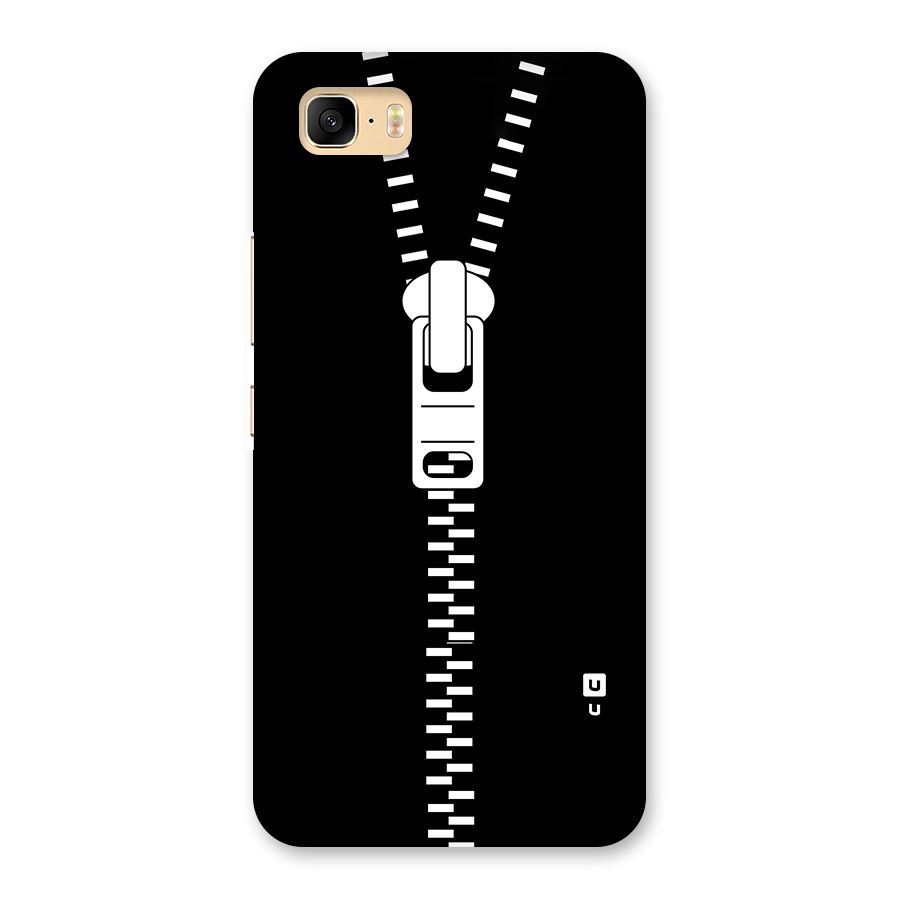 Black Zipper Back Case for Zenfone 3s Max