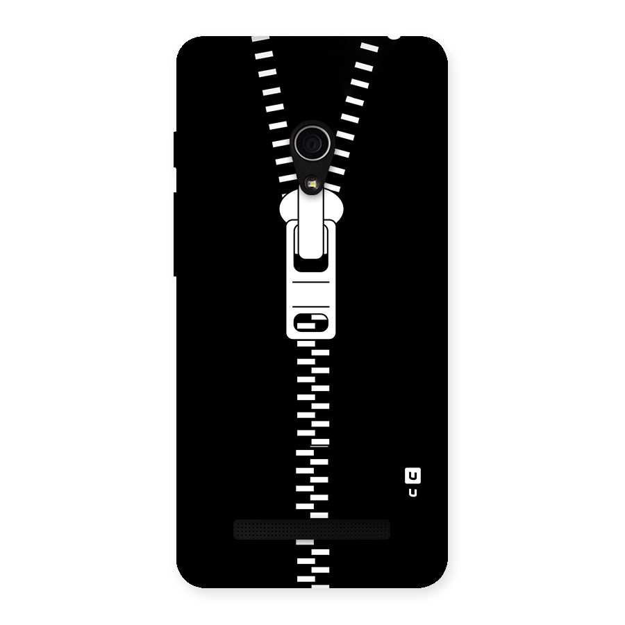 Black Zipper Back Case for Zenfone 5