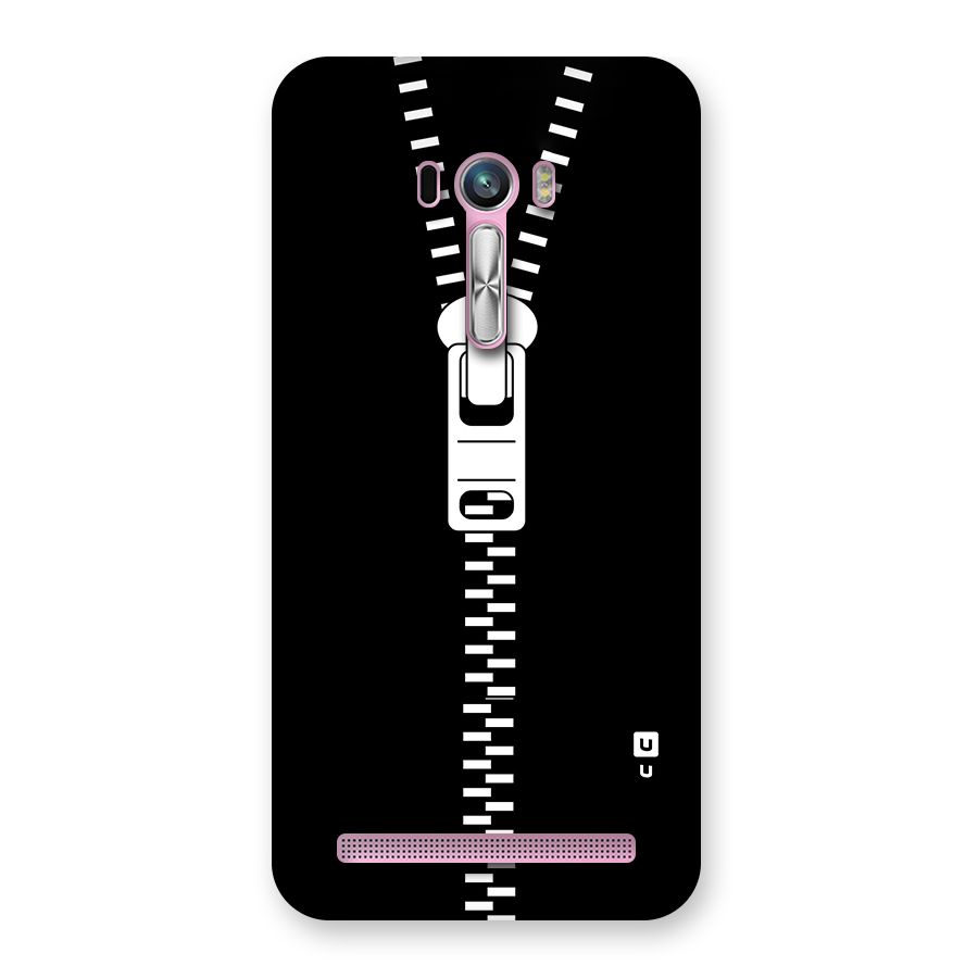 Black Zipper Back Case for Zenfone Selfie