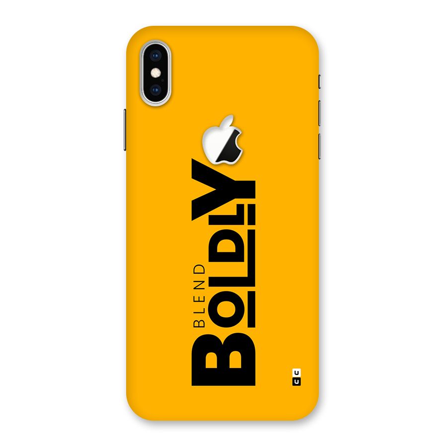 Blend Bold Back Case for iPhone XS Max Apple Cut