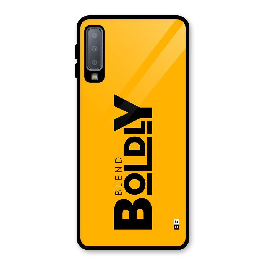 Blend Bold Glass Back Case for Galaxy A7 (2018)
