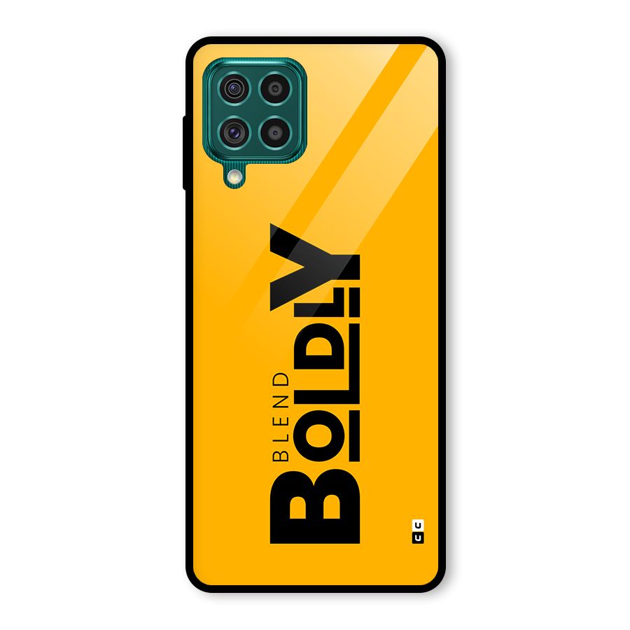 Blend Bold Glass Back Case for Galaxy F62