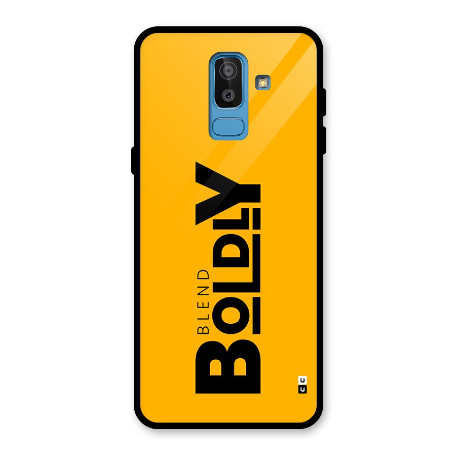 Blend Bold Glass Back Case for Galaxy J8
