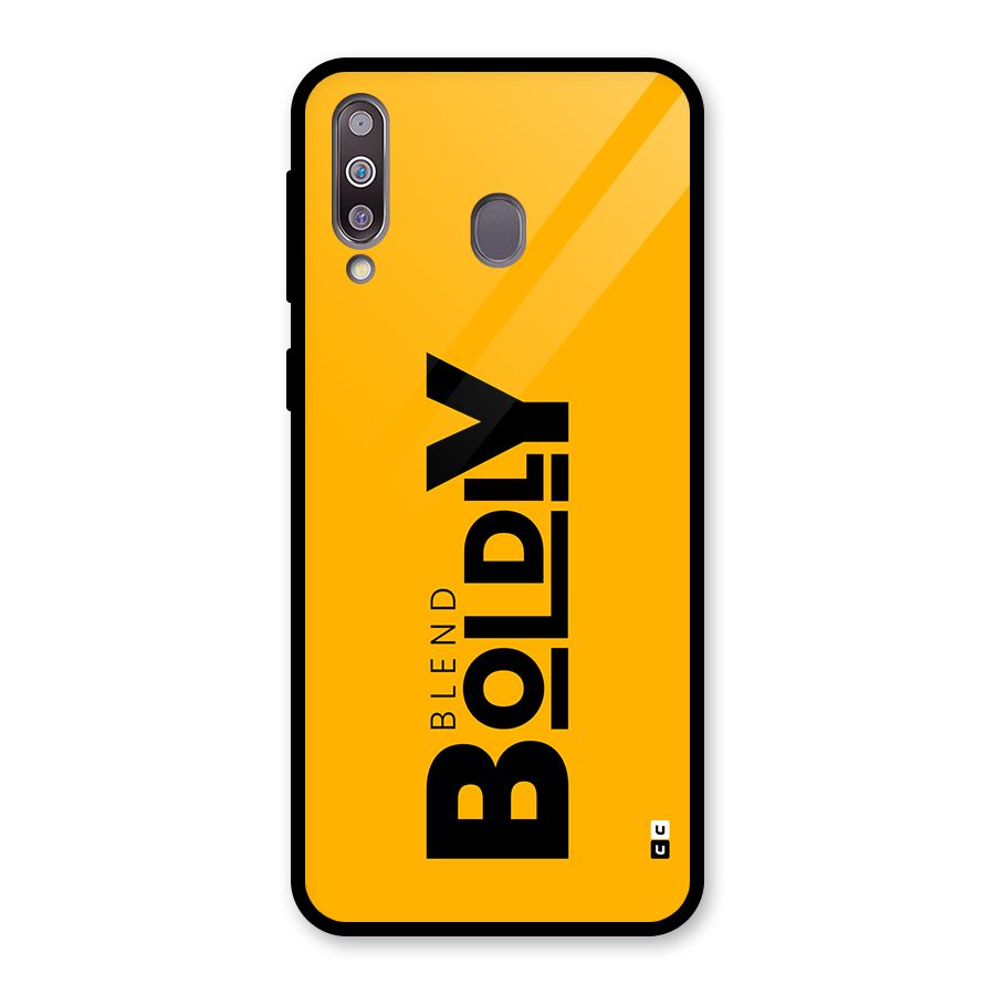 Blend Bold Glass Back Case for Galaxy M30