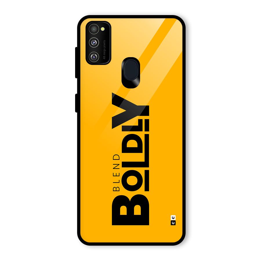 Blend Bold Glass Back Case for Galaxy M30s