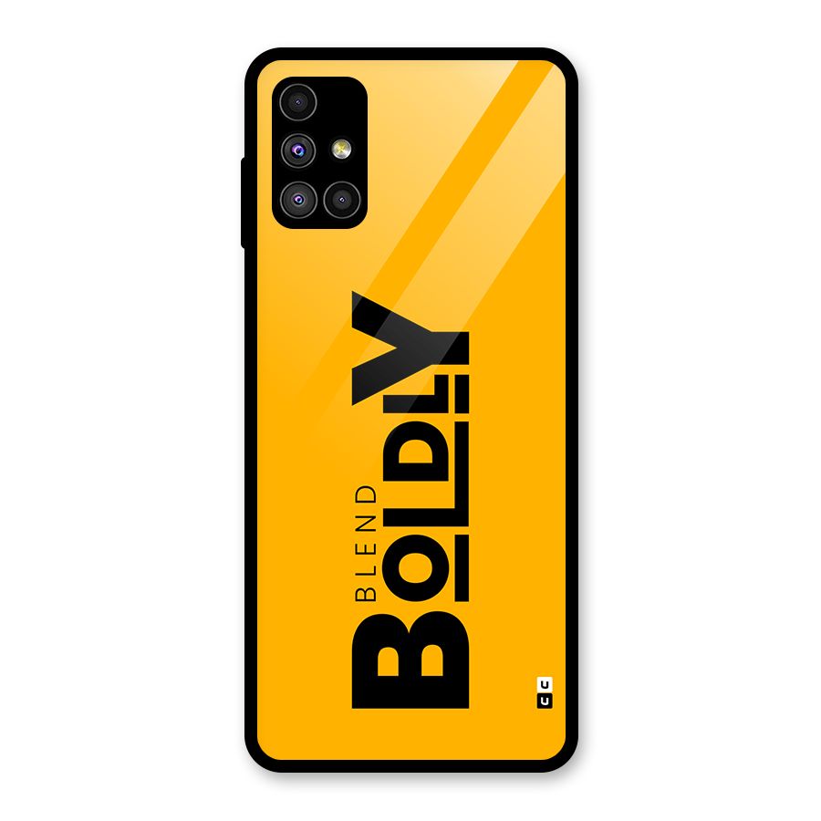Blend Bold Glass Back Case for Galaxy M51