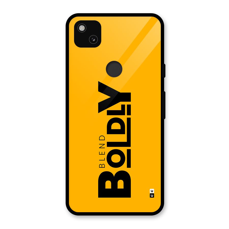 Blend Bold Glass Back Case for Google Pixel 4a