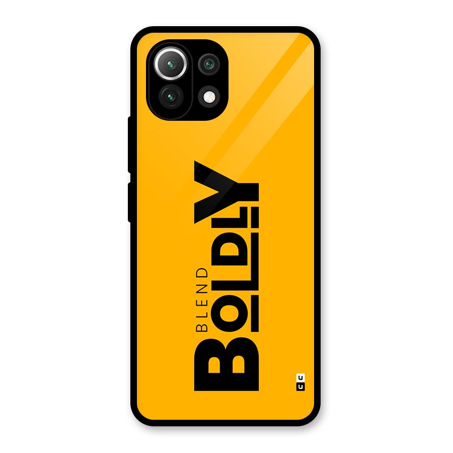 Blend Bold Glass Back Case for Mi 11 Lite NE 5G
