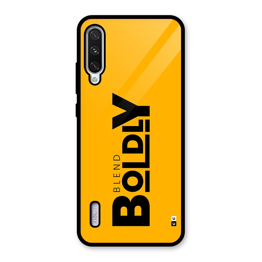 Blend Bold Glass Back Case for Mi A3