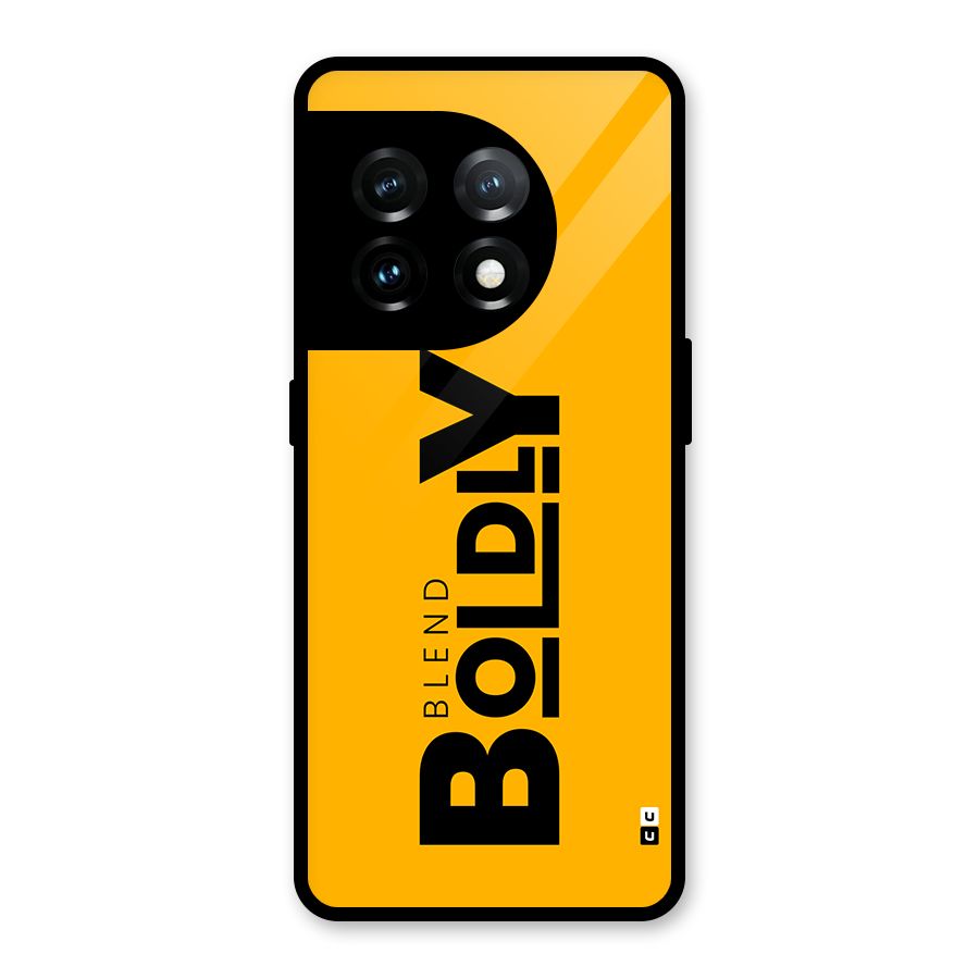 Blend Bold Glass Back Case for OnePlus 11