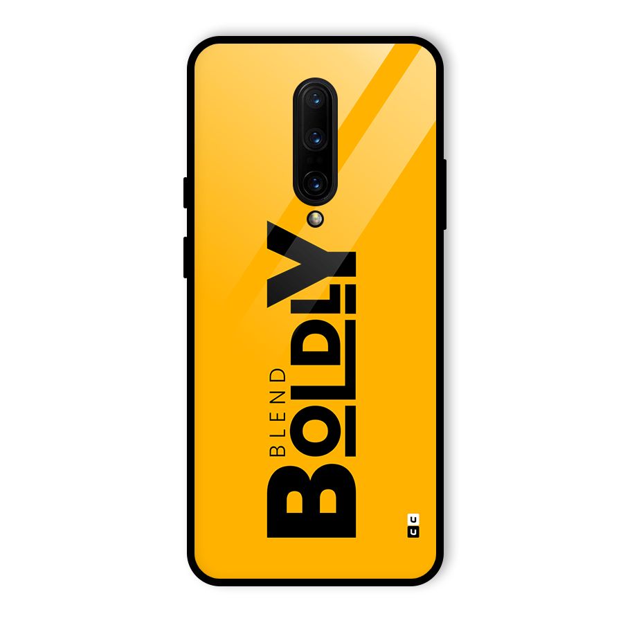 Blend Bold Glass Back Case for OnePlus 7 Pro